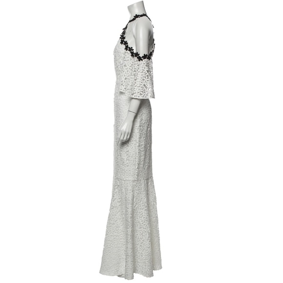 Jill Jill Stuart Long White Lace Maxi Dress Gown Size 10 NWT - Picture 3 of 6
